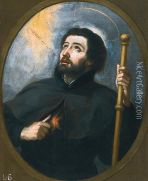 Saint Francis Xavier Oil Painting - Bartolome Esteban Murillo
