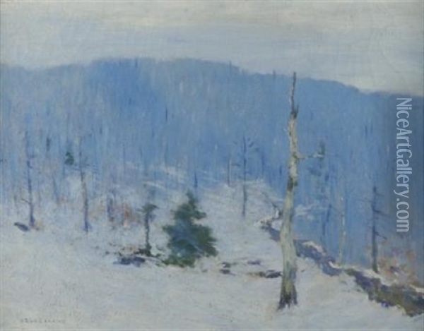 Winter Silence Oil Painting - Bruce Crane