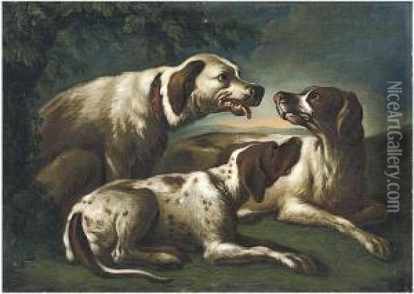Cani Da Caccia Oil Painting - Paul de Vos