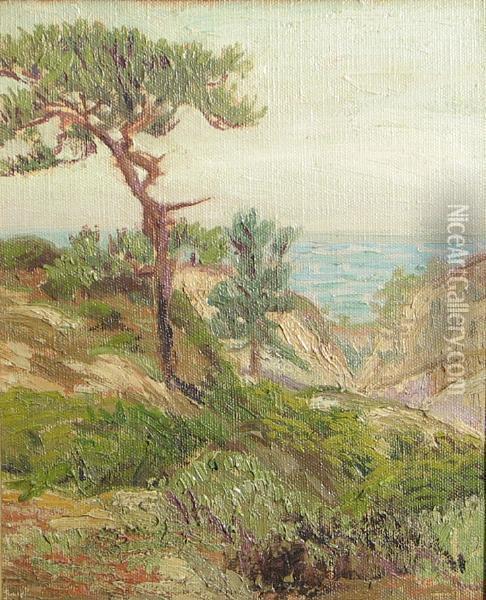 A Coastal View Oil Painting - Walter Barron Currier