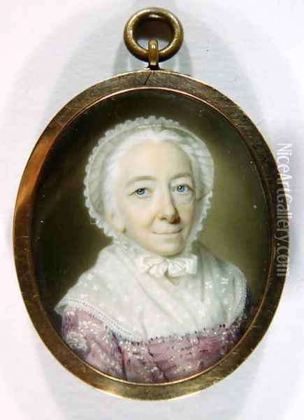 Portrait of an Elderly Lady, 1767 Oil Painting - John Smart
