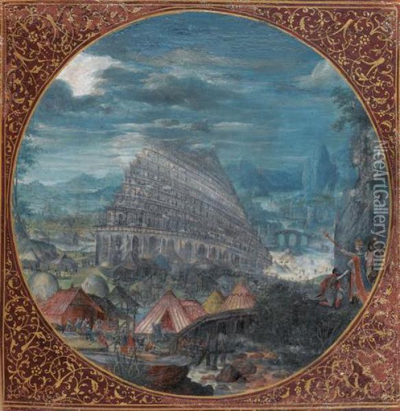 Turmbau Zu Babel Oil Painting - Pieter The Elder Brueghel