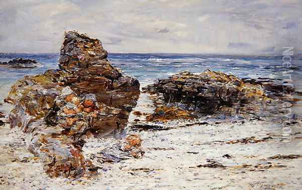 Cauldron Rocks Oil Painting - William McTaggart