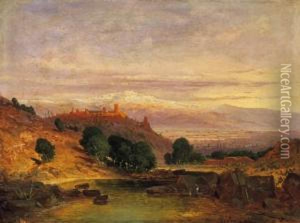 Landscape Oil Painting - Heinrich Von Reder