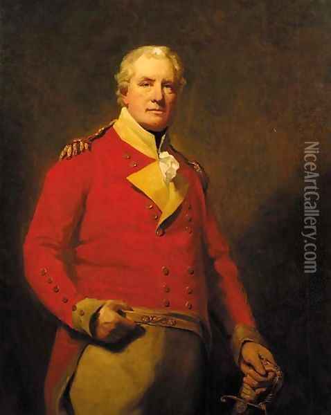 Portrait of Lieutenant-General Alexander Mackenzie Fraser of Inverallochy, M.P. (c.1758-1809) Oil Painting - Sir Henry Raeburn