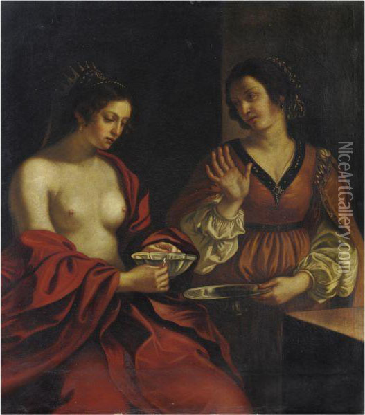 La Regina Sofonisba Oil Painting - Guercino