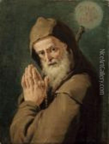San Francesco Di Paola Oil Painting - Francesco Fontebasso