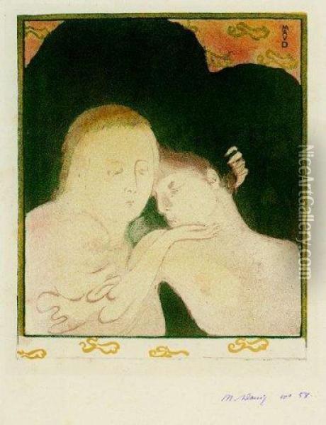 Tendresse, Ou Madeleine Oil Painting - Maurice Denis