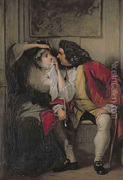 Uncle Toby and Widow Wadman Oil Painting - Charles Robert Leslie