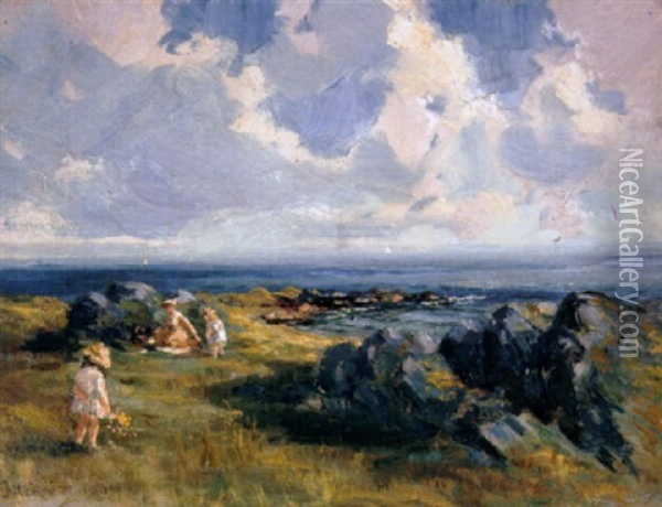 Coastal Picnic Oil Painting - James Humbert Craig