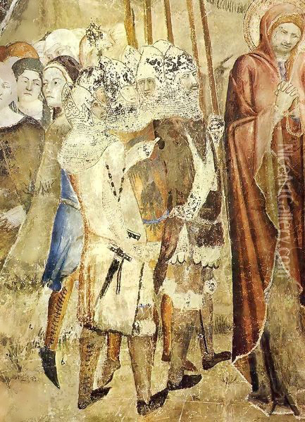 Avignon Chapel of Saint John 2 Oil Painting - Matteo Giovannetti