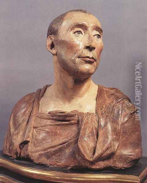 Bust of Niccolo da Uzzano Oil Painting - Donatello (Donato di Niccolo)