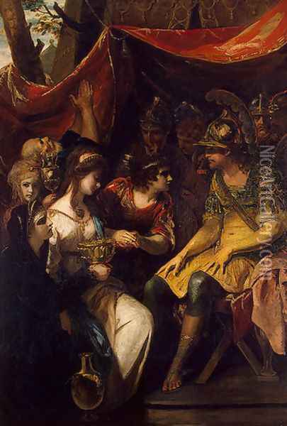 The Continence of Scipio Oil Painting - Sir Joshua Reynolds