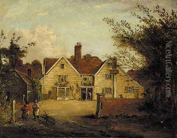 The Old Inn, Peckham Rye Oil Painting - John O'Connor