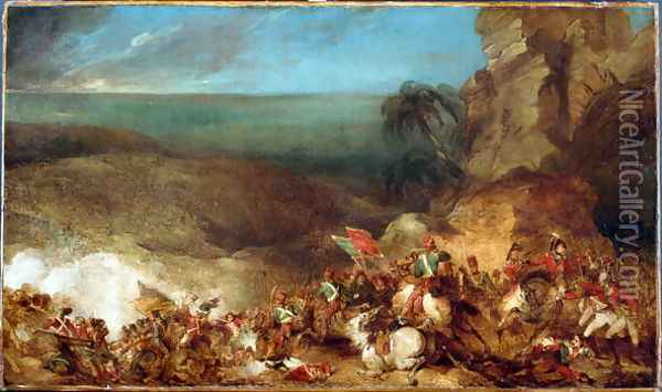 The Battle of Alexandria on the 21st March, 1801, c.1801 Oil Painting - Sir Robert Kerr Porter
