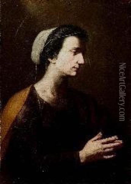 Santa Maria Egiziaca Oil Painting - Master Of Fontanarosa