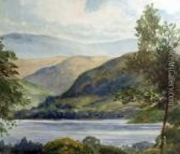 Lakeland Landscape Oil Painting - William Taylor Longmire