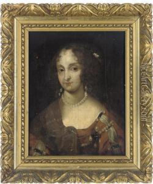 Portrait Of A Lady Oil Painting - Gerard Soest