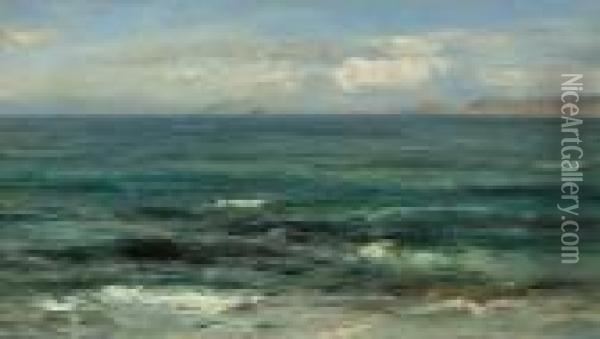 The Cornish Sea Oil Painting - David Farquharson