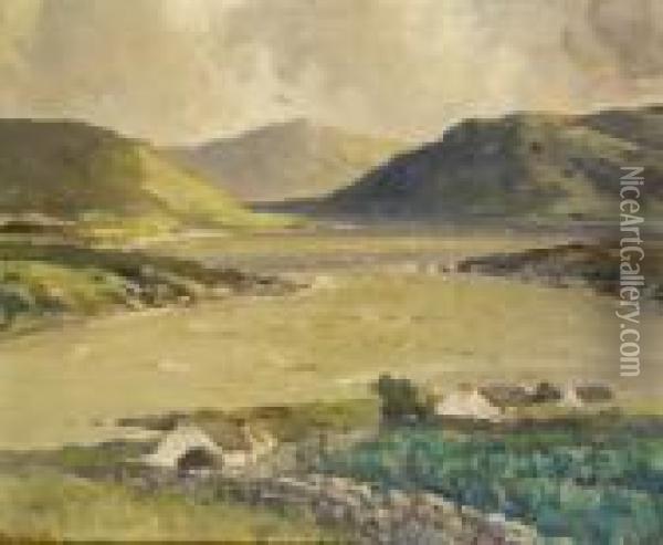 Lough Anure, Co Donegal Oil Painting - James Humbert Craig