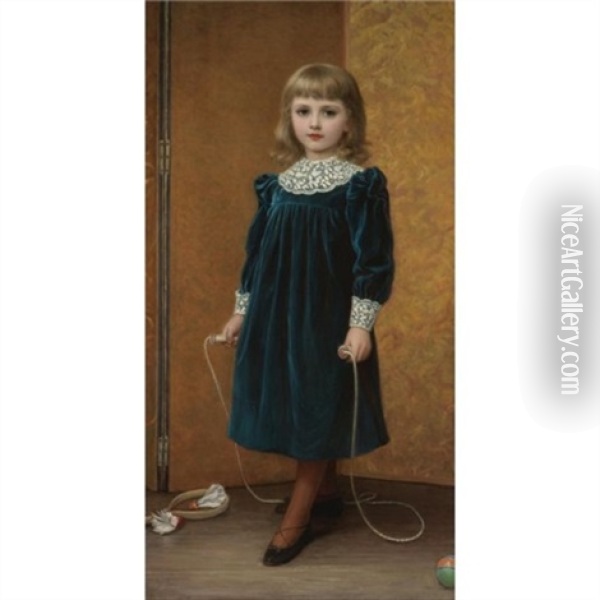 Portrait Of Dora Oil Painting - Kate Perugini