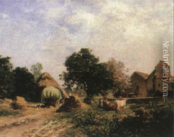 Paysage Champetre Oil Painting - Emile Charles Dameron