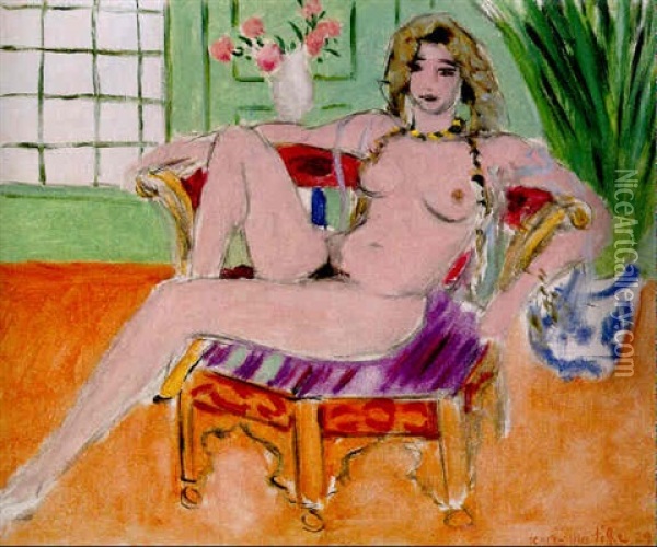 Odalisque Assise Oil Painting - Henri Matisse