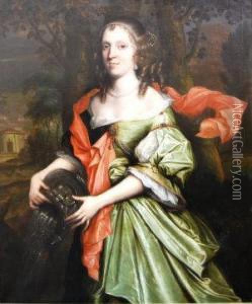 Portrait Of A Lady Oil Painting - Robert Walker