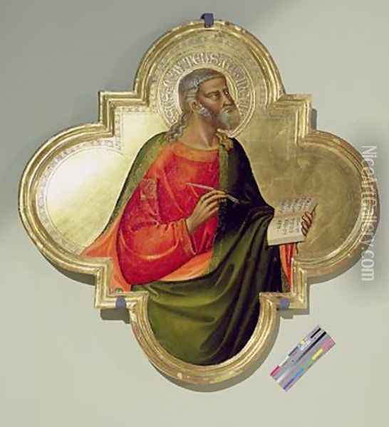 St Mark Oil Painting - Bicci Di Lorenzo