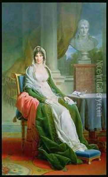 Maria Letizia Ramolino Bonaparte 1750-1836 mother of Napoleon Bonaparte Oil Painting - Baron Francois Gerard
