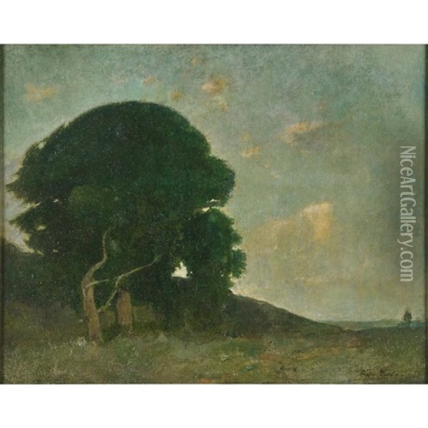 Summer Evening Oil Painting - Emil Carlsen