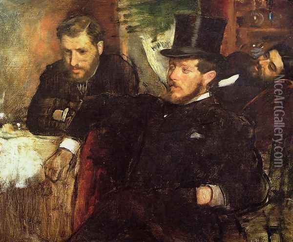 Jeantaud, Linet and Laine, 1871 Oil Painting - Edgar Degas