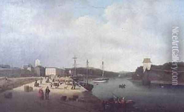 Westport Quay 1818-19 Oil Painting - James Arthur O'Connor
