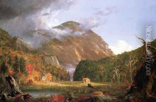 The Notch of the White Mountains Oil Painting - Charles DeWolf Brownell