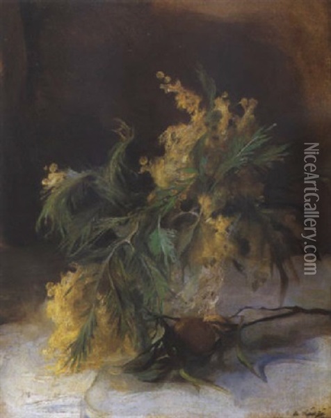 Csendelet (still-life) Oil Painting - Philip Alexius De Laszlo