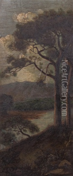 Landscape Oil Painting - Patricio Gaston Blocquel O'Farrell