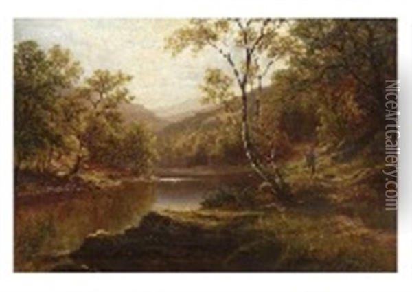 River Dee Oil Painting - William Mellor