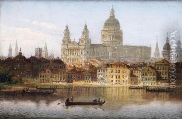 Venise Oil Painting - J. Wilhelm Jankowski