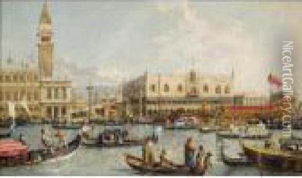 The Grand Canal Oil Painting - John Mogford