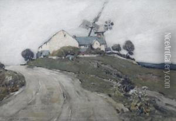 The Top Of The Hill Oil Painting - Harold Waite