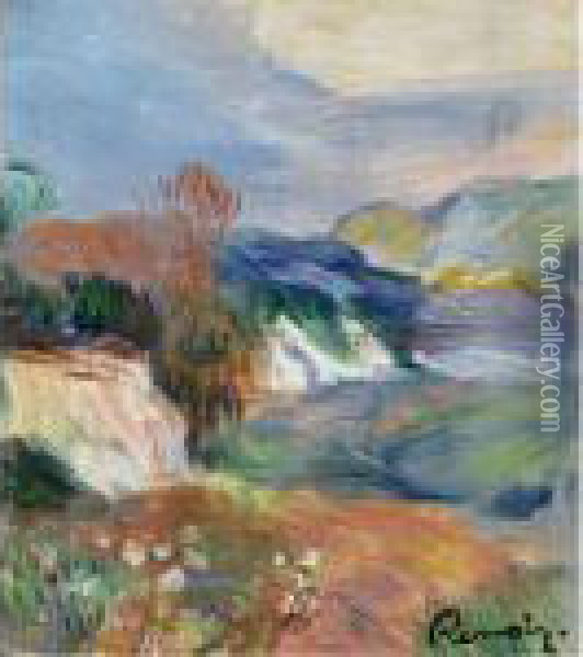 Bord De Mer Oil Painting - Pierre Auguste Renoir