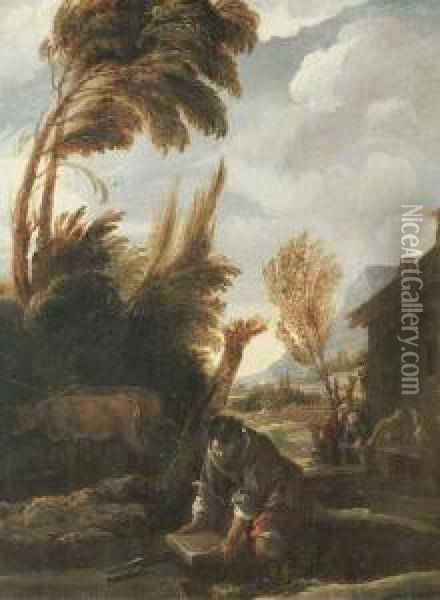 The Parable Of The Treasure Hidden In The Field Oil Painting - Domenico Fetti