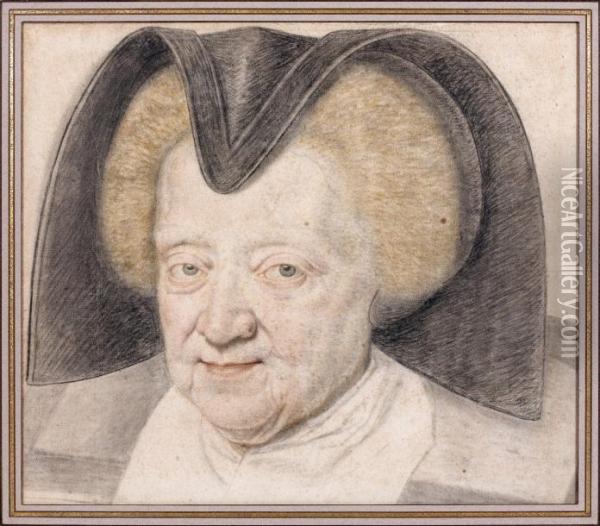portrait Presume De La Duchesse De Longueville Oil Painting - Daniel Dumonstier