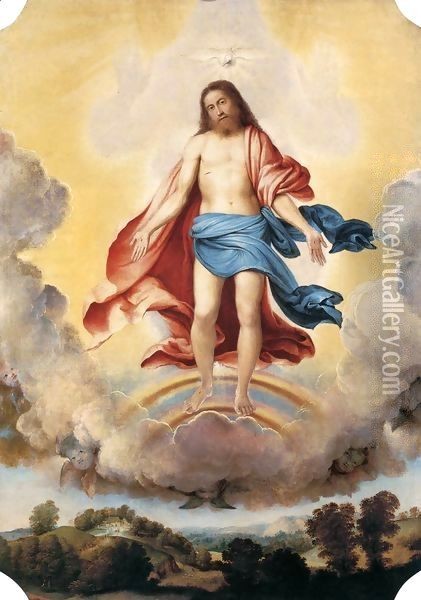 The Trinity Oil Painting - Lorenzo Lotto
