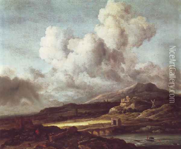 Le coup de soteil Oil Painting - Jacob Van Ruisdael