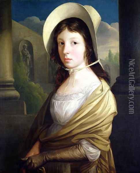 Priscilla Jones, wife of the artist Oil Painting - Thomas Barker of Bath