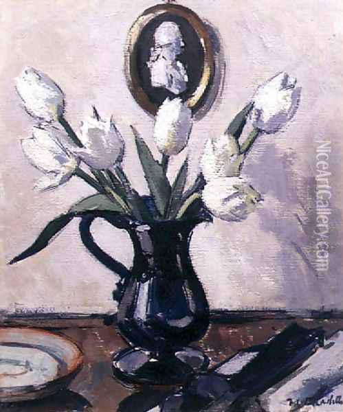 Tulips, c.1920 Oil Painting - Francis Campbell Boileau Cadell
