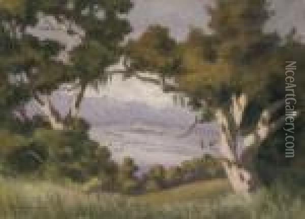 A Vista Oil Painting - George Elbert Burr