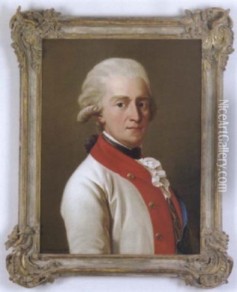 Bildnis Konig Friedrich August I. Von Sachsen Oil Painting - Ludwig Doell