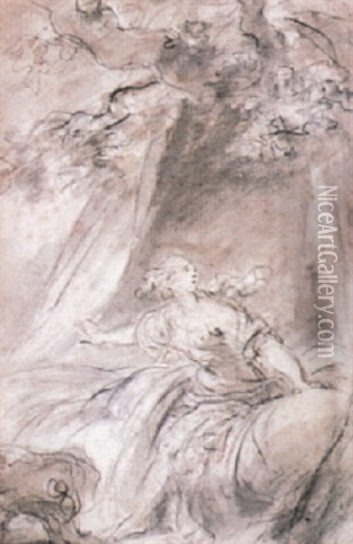 Le Reveil Imprevu Oil Painting - Jean-Honore Fragonard